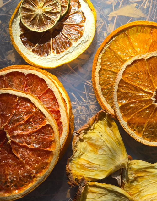 Combo 4 frutas deshidratadas | Naranja, Limón, Toronja y Piña | Garnish Sonora