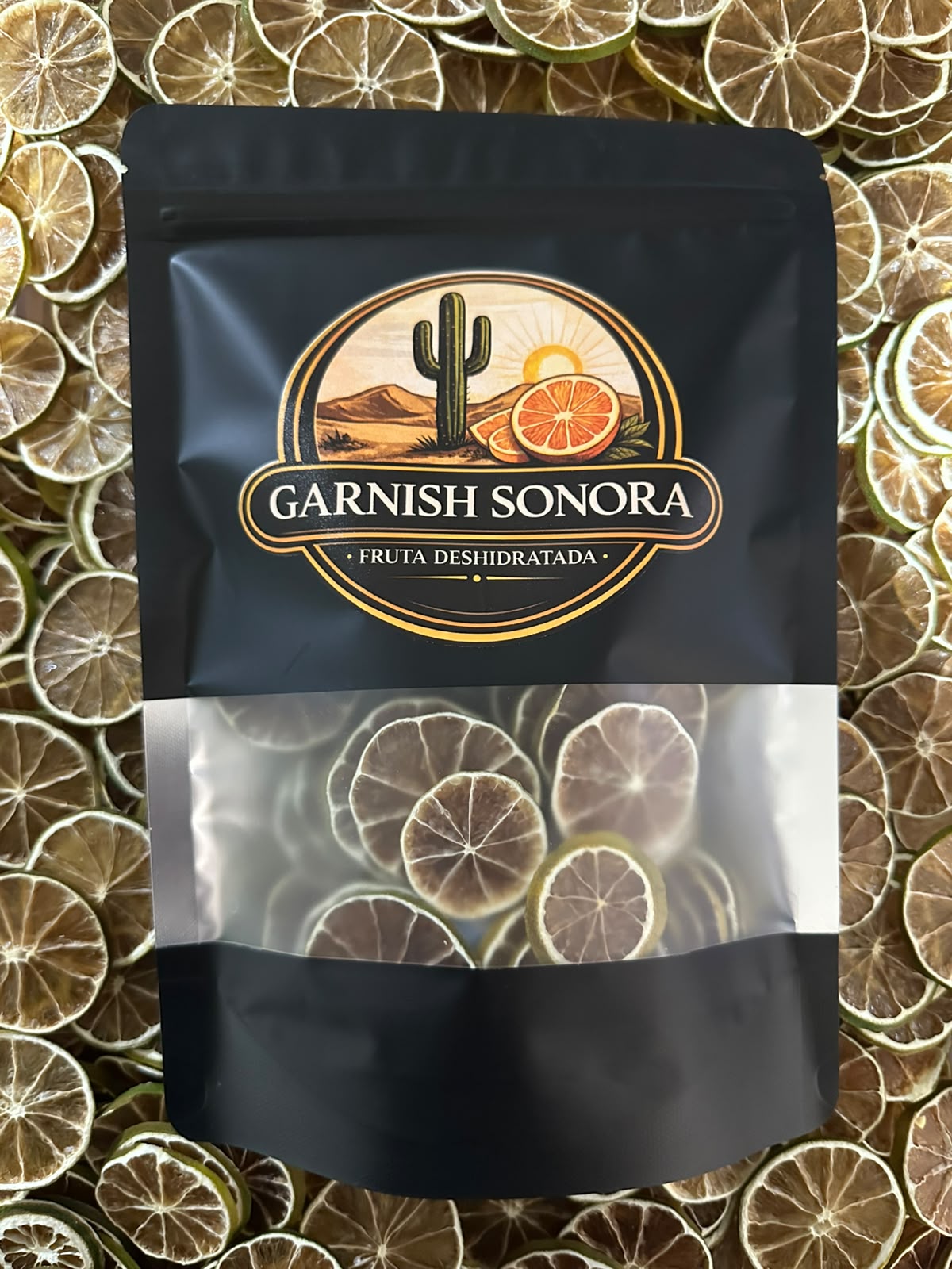 🍋 Limón Persa Deshidratado | 150 g | Garnish para Bebidas y Repostería | Garnish Sonora