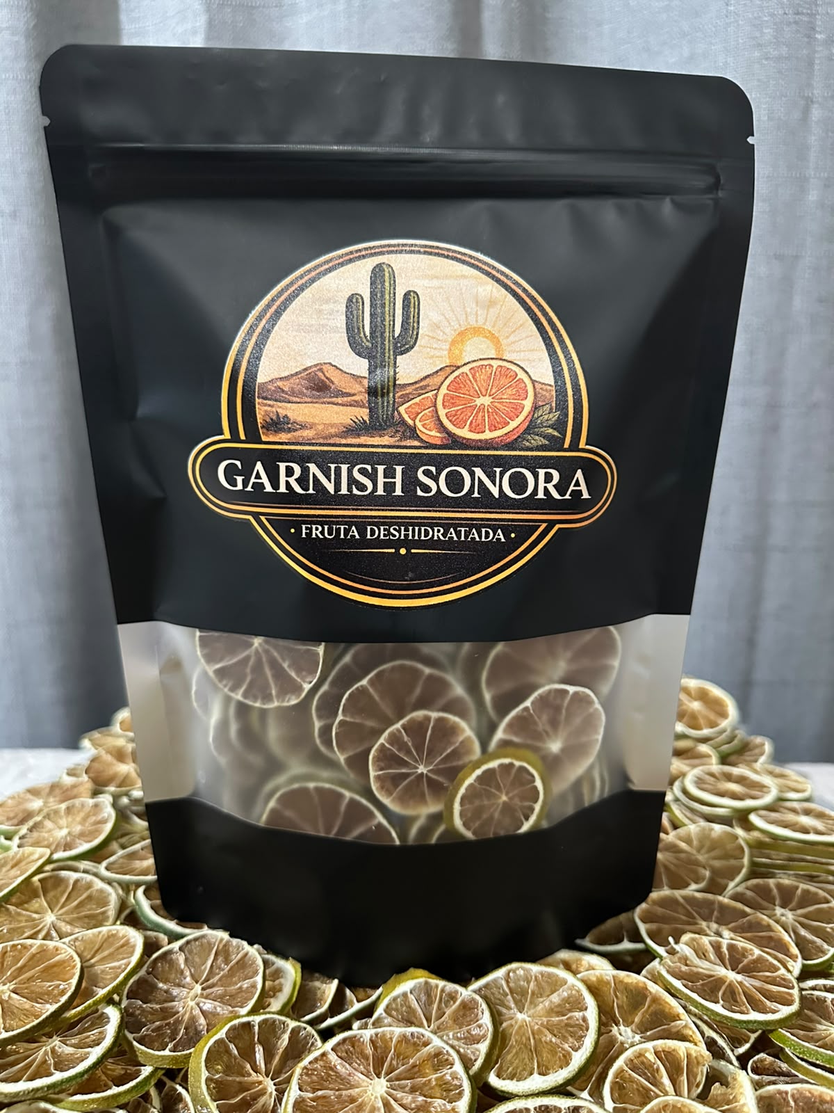 🍋 Limón Persa Deshidratado | 150 g | Garnish para Bebidas y Repostería | Garnish Sonora