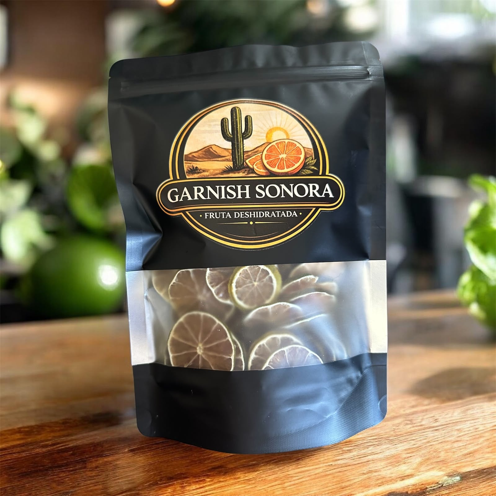 🍋 Limón Persa Deshidratado | 150 g | Garnish para Bebidas y Repostería | Garnish Sonora